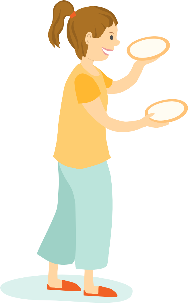 Vaisselles simple et pratique