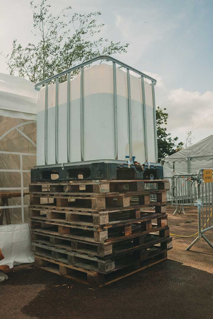 Consommation d'eau et gestion éco-évènement responsable festival Horizons