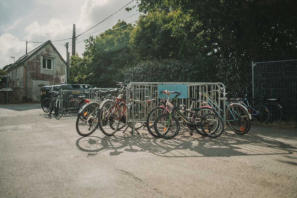 Parking à vélo et mobilité douce festival Landeda