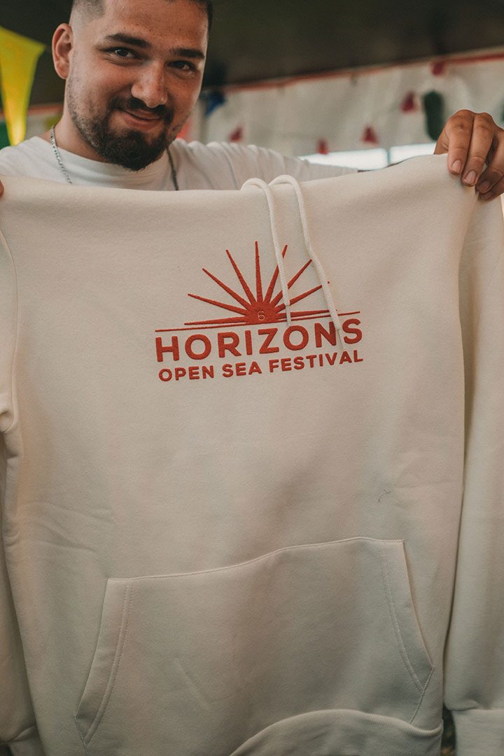 Sérigraphie personnalisation seconde main festival Horizons