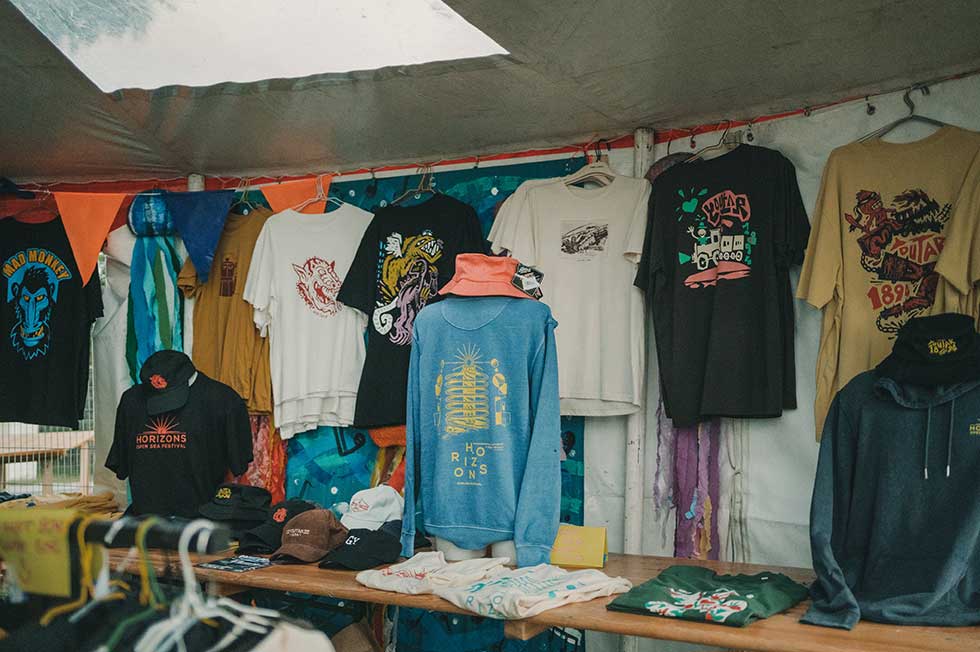 Sérigraphie sur textile et upcycling vers le zéro-déchet sur le festival Horizons