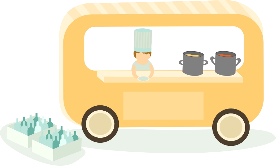 le concept food trucks